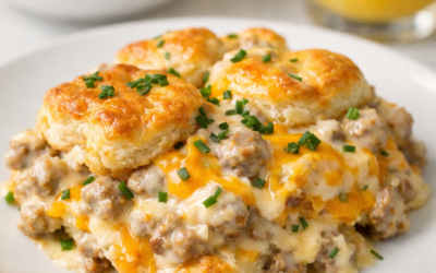 Biscuits and Gravy Casserole: The Ultimate Make-Ahead Breakfast