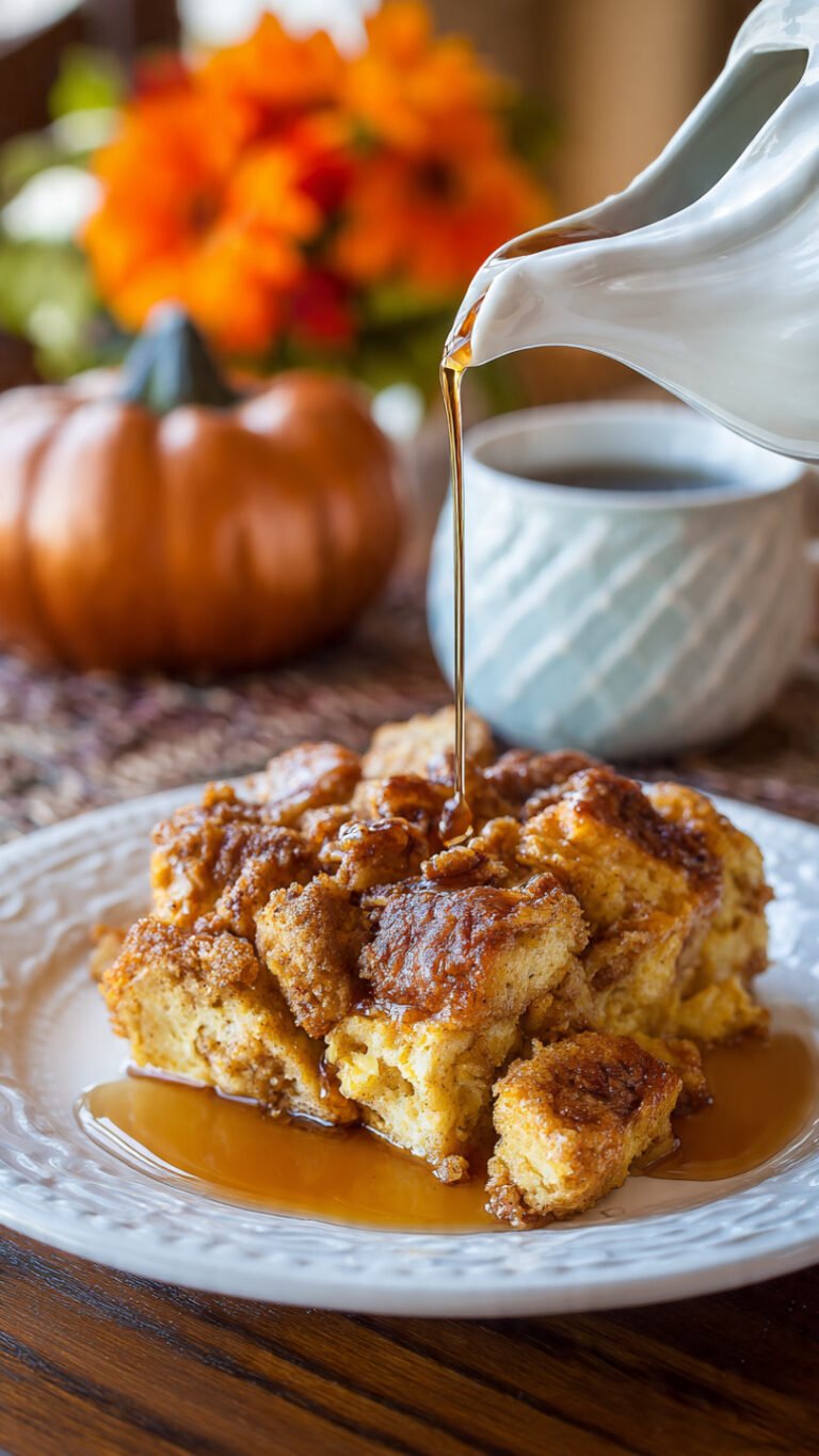 Pumpkin French Toast Casserole