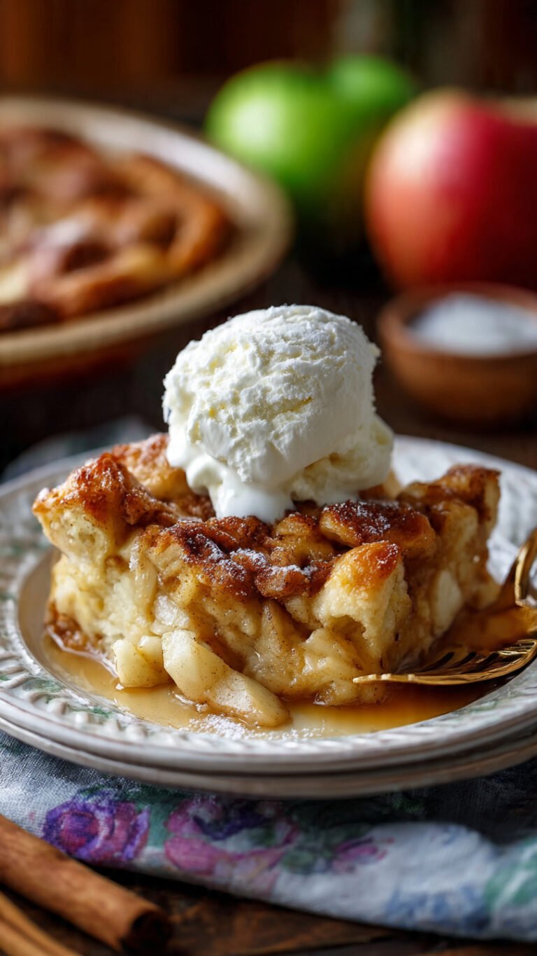 Apple Pie Cinnamon Roll Breakfast Bake: Make-Ahead Morning Treat