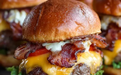 Bacon Cheeseburger Sliders: The Ultimate Potluck Crowd-Pleaser