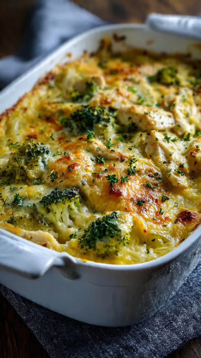 Baked Potato Chicken & Broccoli Casserole