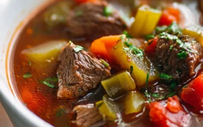 Beef Vegetable Soup: The Ultimate Comfort in a Bowl
