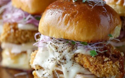 Chicken Cordon Bleu Sliders