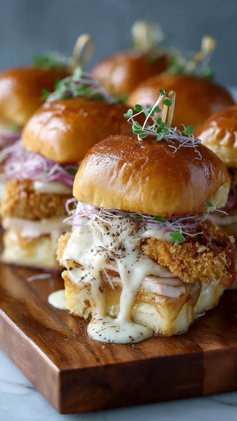 Chicken Cordon Bleu Sliders