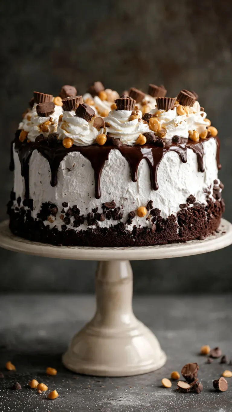 Chocolate Peanut Butter Earthquake Cake