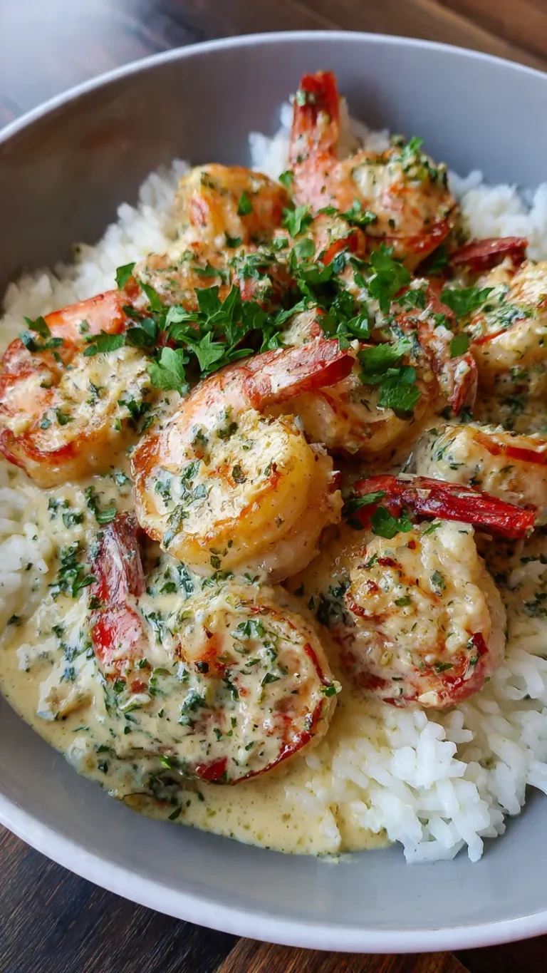Creamy Garlic Shrimp with Herb Rice: A Restaurant-Quality Dinner in 25 Minutes