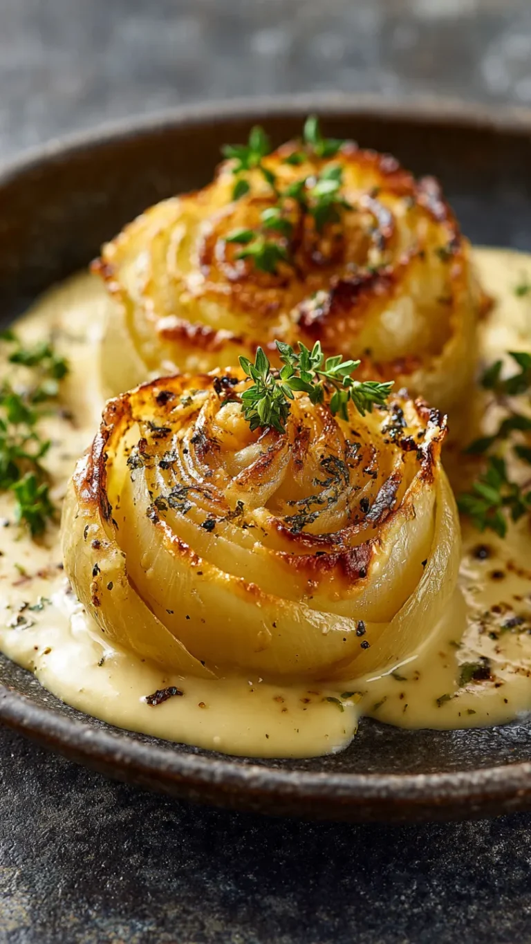 Creamy Roasted Onions With Cheese Recipe