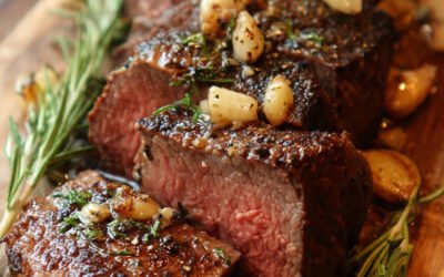 Garlic Rosemary Beef Tips