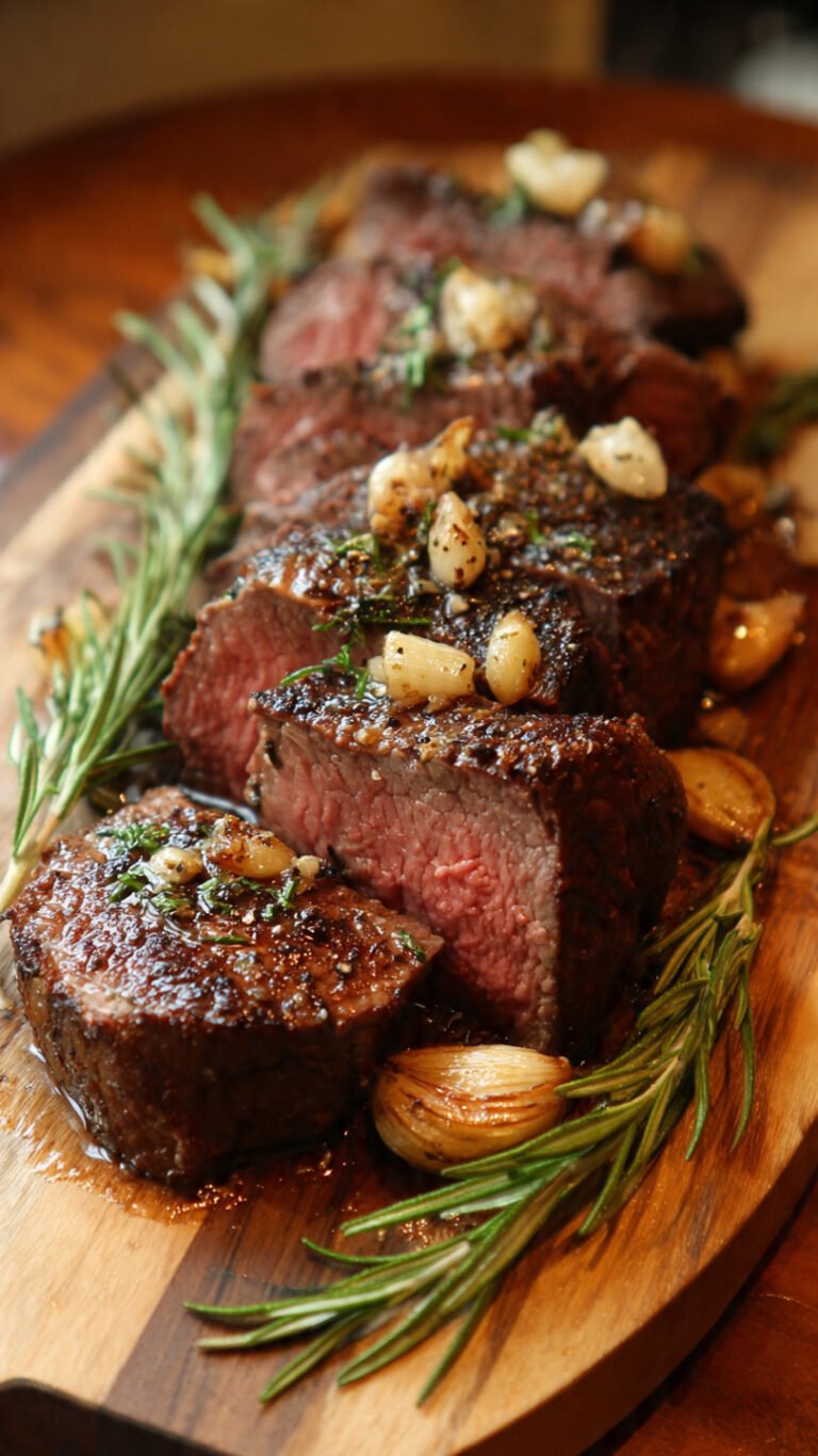 Garlic Rosemary Beef Tips