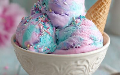 No-Churn Cotton Candy Ice Cream: A Whimsical Frozen Treat