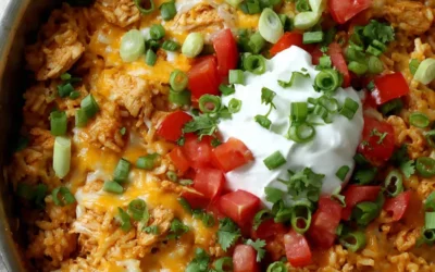 One-Pot Cheesy Southwest Chicken and Rice Recipe