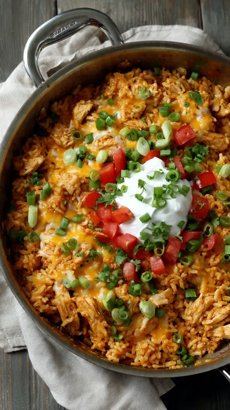 One-Pot Cheesy Southwest Chicken and Rice Recipe