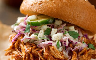 Slow Cooker Shredded BBQ Chicken