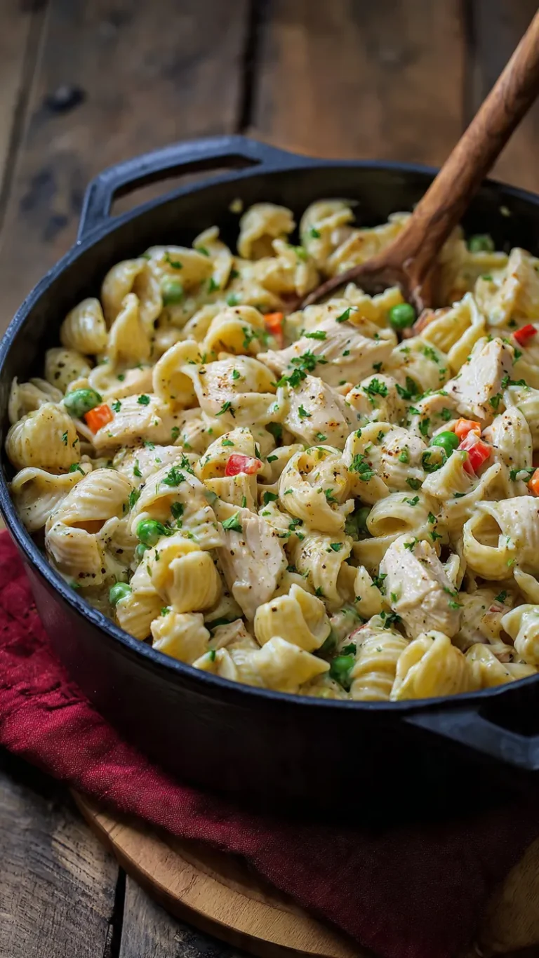 The Best Chicken Pot Pie Pasta Recipe (Comfort Food in 30 Minutes!)