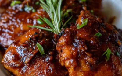 Slow Cooker 4-Ingredient Gingerbread Chicken (Sweet, Spicy & Effortless!)