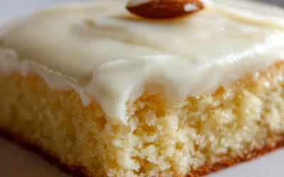 Almond Sheet Cake Recipe