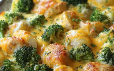 Baked Potato Chicken and Broccoli Casseroleย