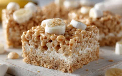 Banana Pudding Rice Krispie Treats