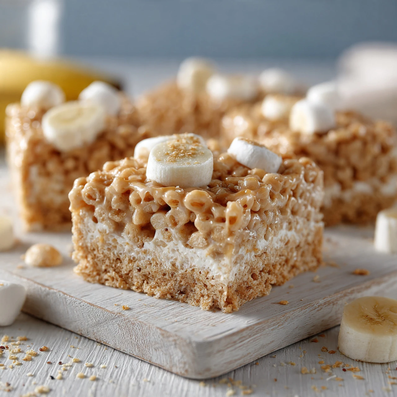 Banana Pudding Rice Krispie Treats
