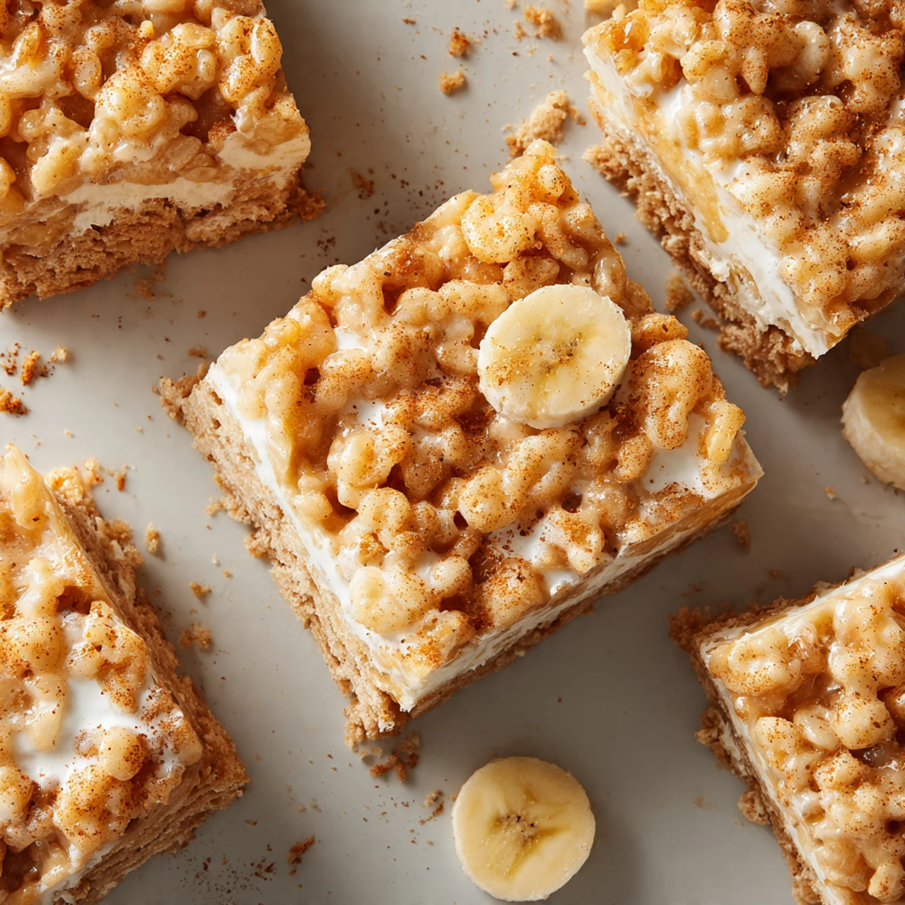 Banana Pudding Rice Krispie Treats Banana Pudding Rice Krispie Treats