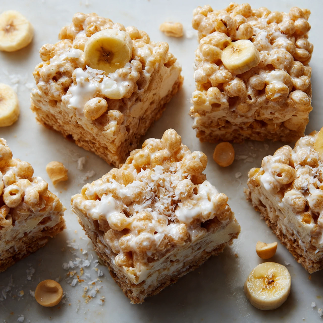 Banana Pudding Rice Krispie Treats Banana Pudding Rice Krispie Treats