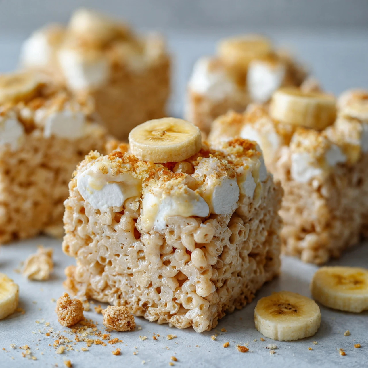 Banana Pudding Rice Krispie Treats Banana Pudding Rice Krispie Treats