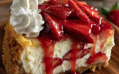 BEST RECIPE for Strawberry Crunch Poke cake