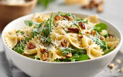 Bright and Zesty Lemon Arugula Pasta Salad