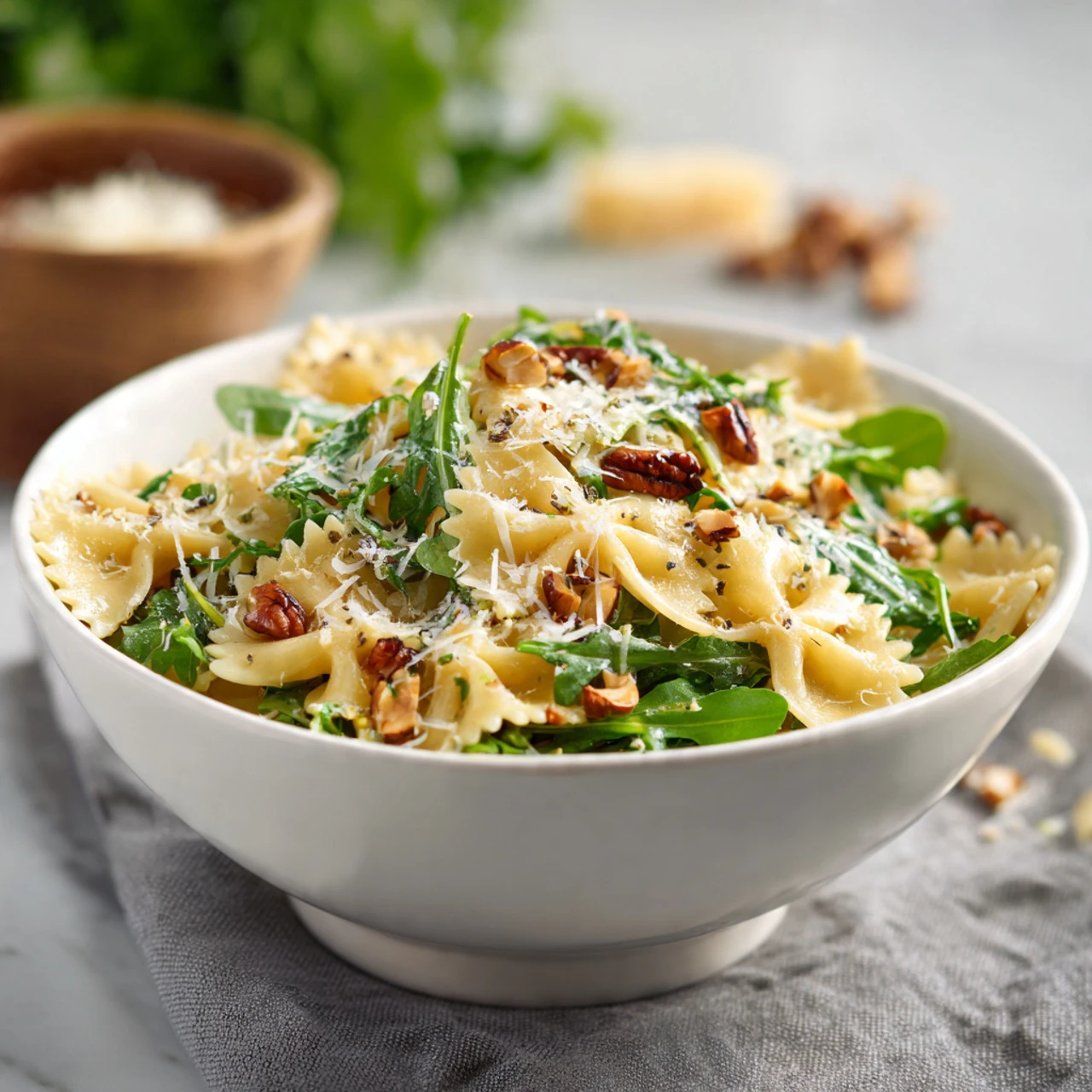 Bright and Zesty Lemon Arugula Pasta Salad