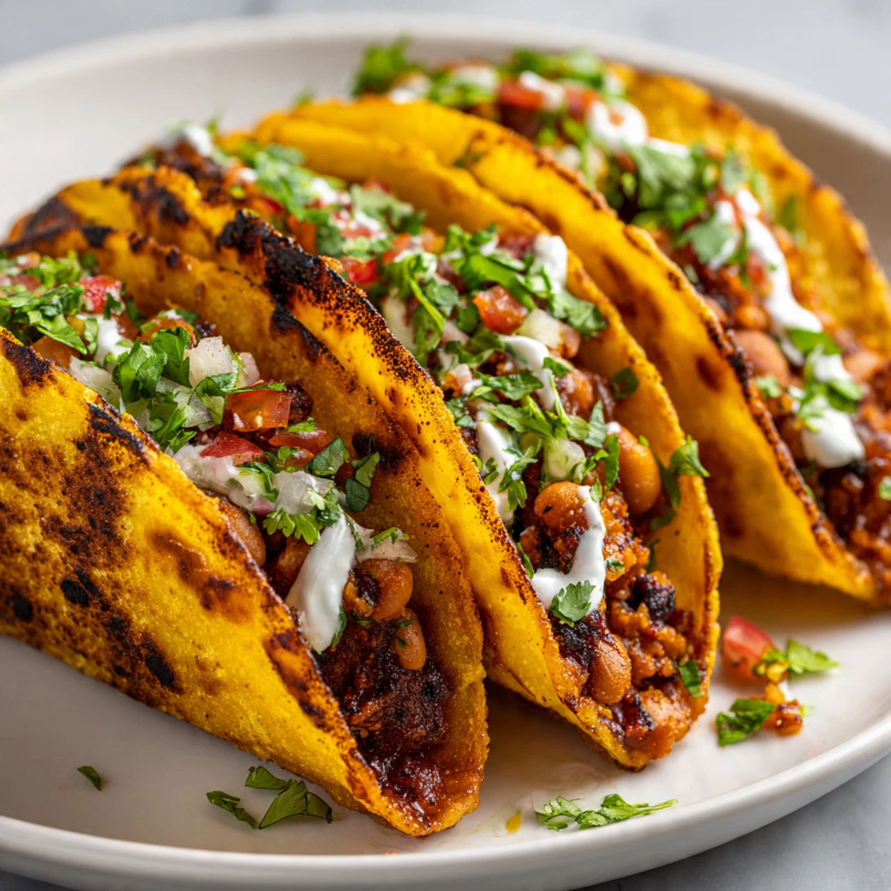 Buffalo White Bean Tacos Buffalo White Bean Tacos