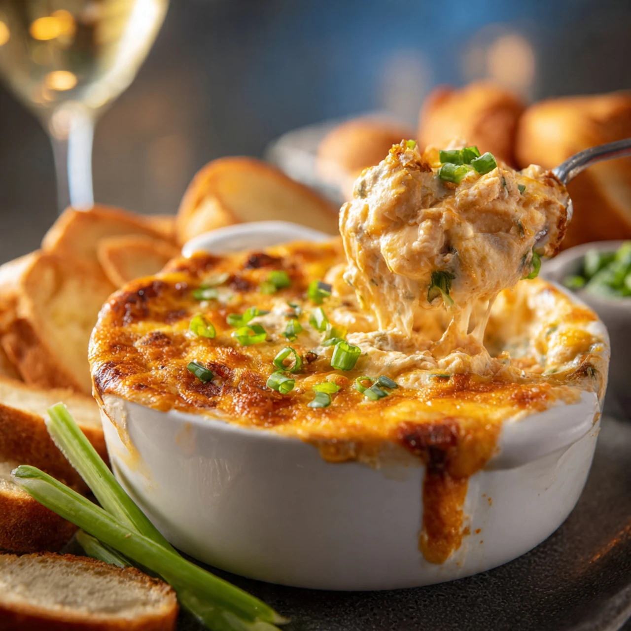 Cheesy Crab Rangoon Dip Recipe Cheesy Crab Rangoon Dip Recipe