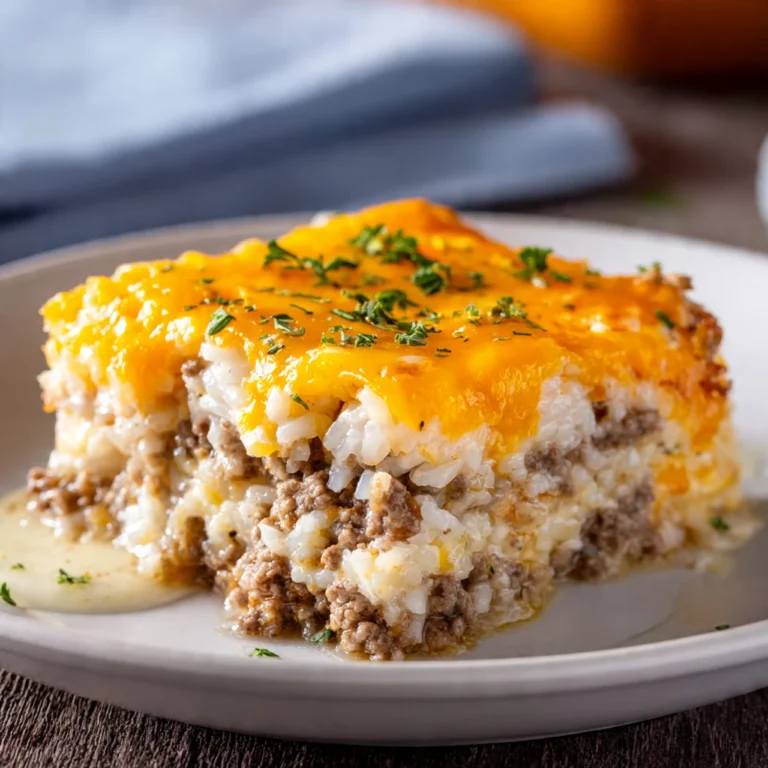 Cheesy Ground Beef Rice Casserole Comfort! Cheesy Ground Beef Rice Casserole Comfort