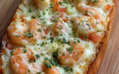 Cheesy Garlic Shrimp Bread (Restaurant-Worthy in 30 Minutes!)