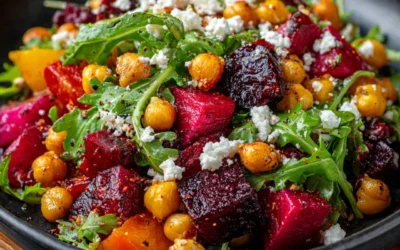 Chickpea, Beet and Feta Salad