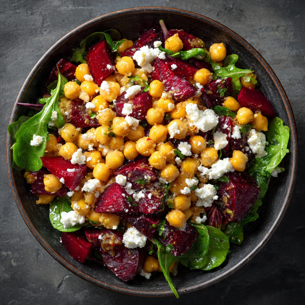 Chickpea Beet And Feta Salad Chickpea Beet Feta Salad