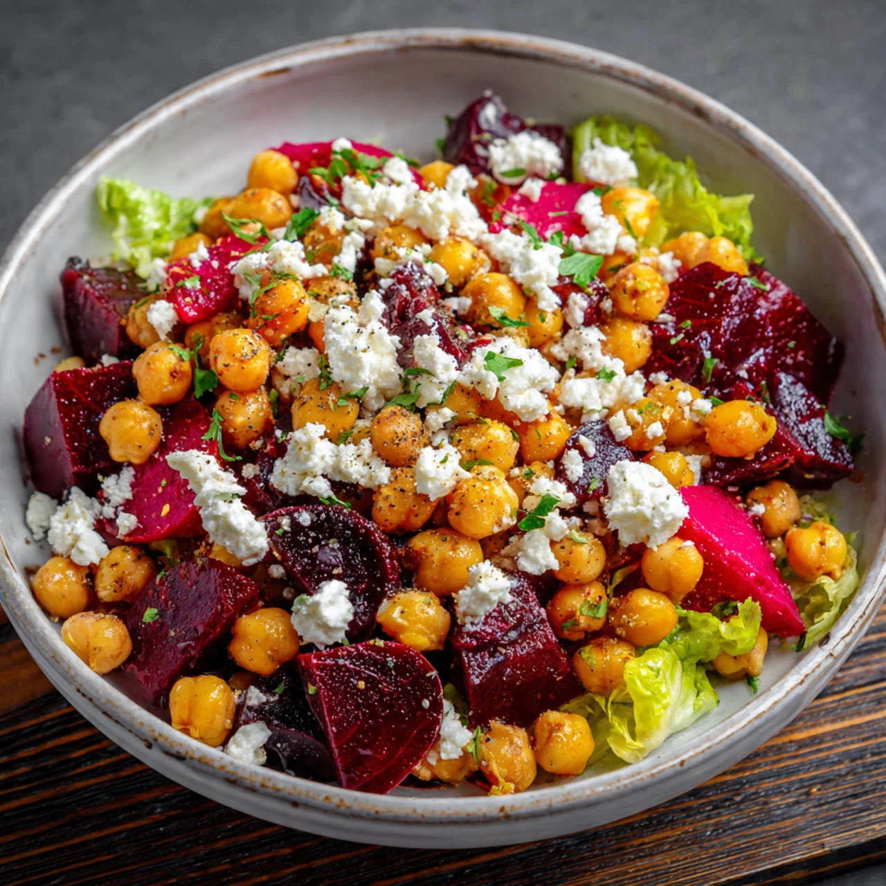 Chickpea Beet And Feta Salad Chickpea Beet Feta Salad