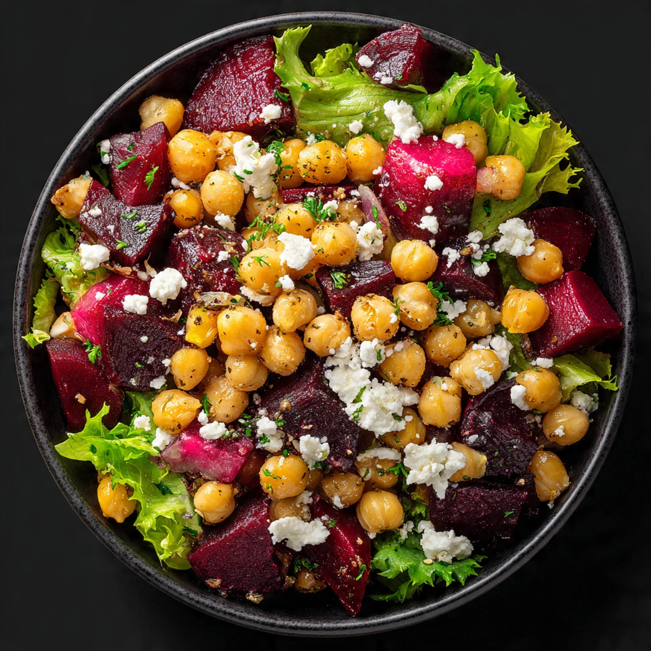 Chickpea Beet And Feta Salad Chickpea Beet Feta Salad
