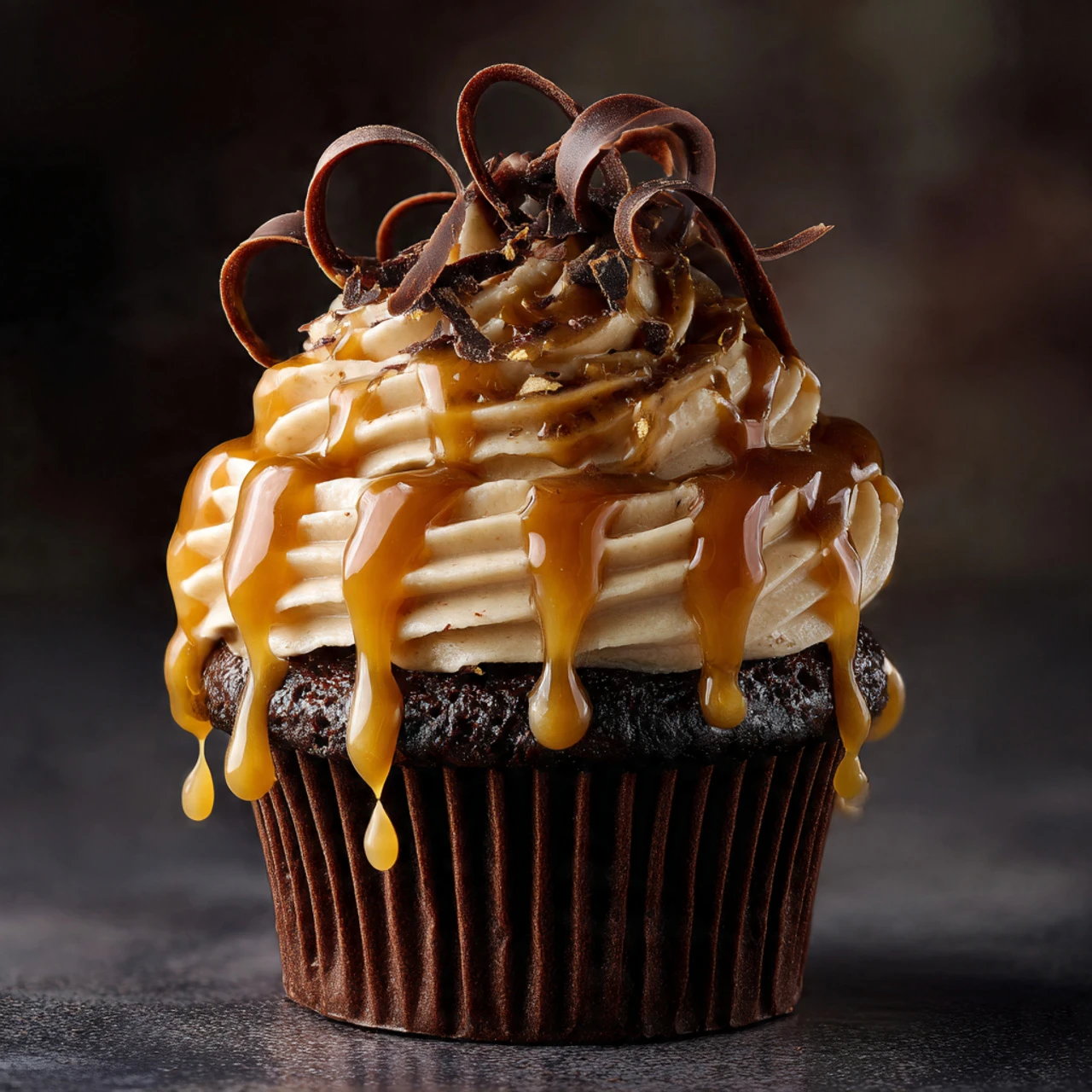 Chocolate Espresso Cupcakes With Salted Caramel Buttercream Chocolate Espresso Cupcakes Salted Caramel Buttercream
