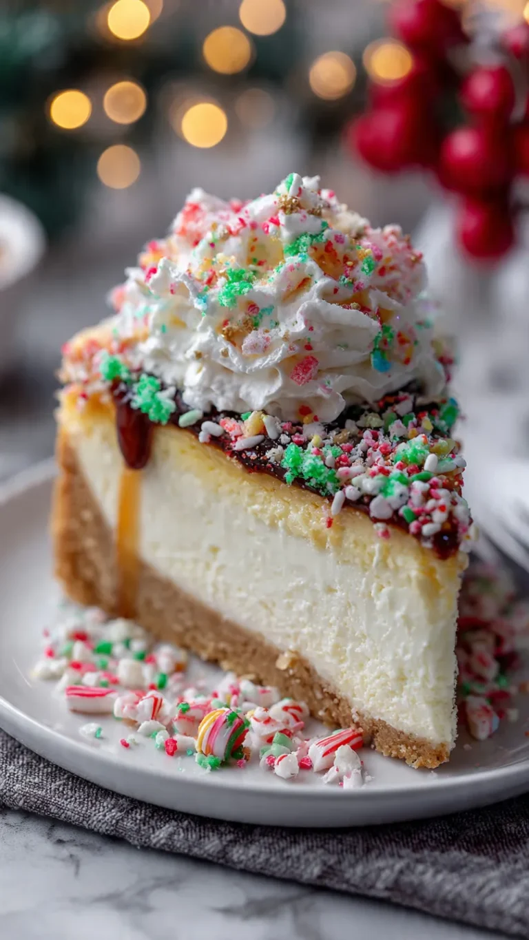 Christmas Sugar Cookie Cheesecake (Holiday Magic in Every Slice!)