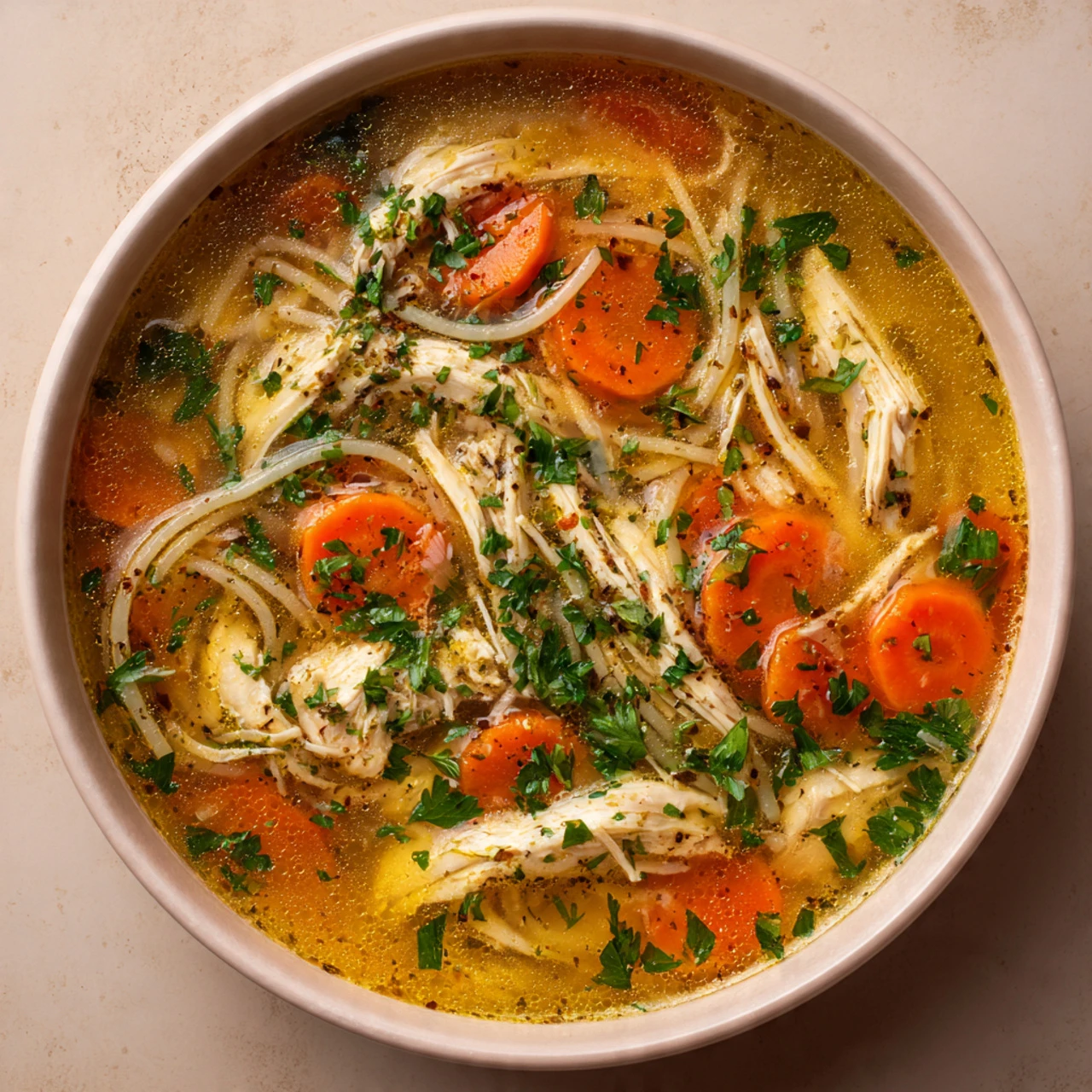 Cozy Chicken Vermicelli Soup Delight Cozy Chicken Vermicelli Soup Delight