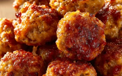 Cream Cheese Sausage Balls (The Ultimate Party Appetizer!)