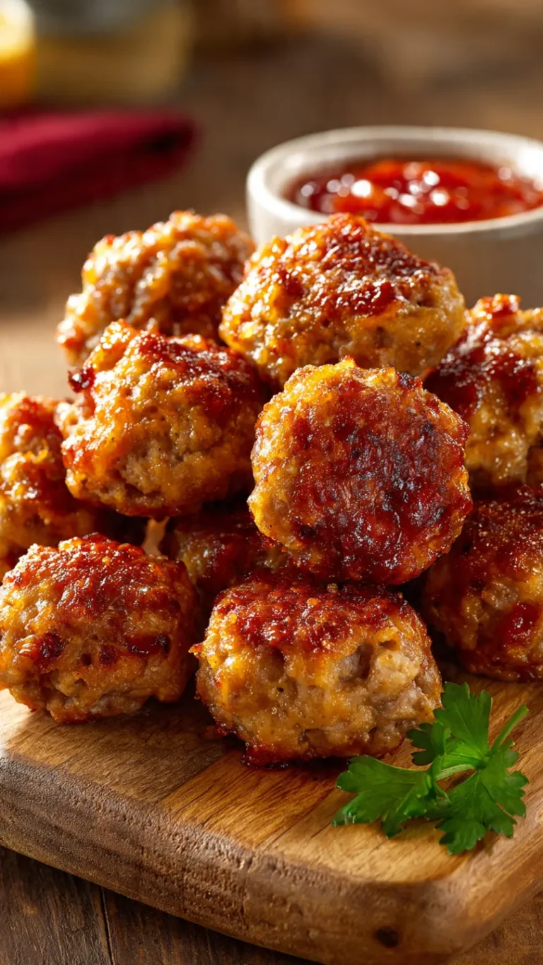 Cream Cheese Sausage Balls (The Ultimate Party Appetizer!)