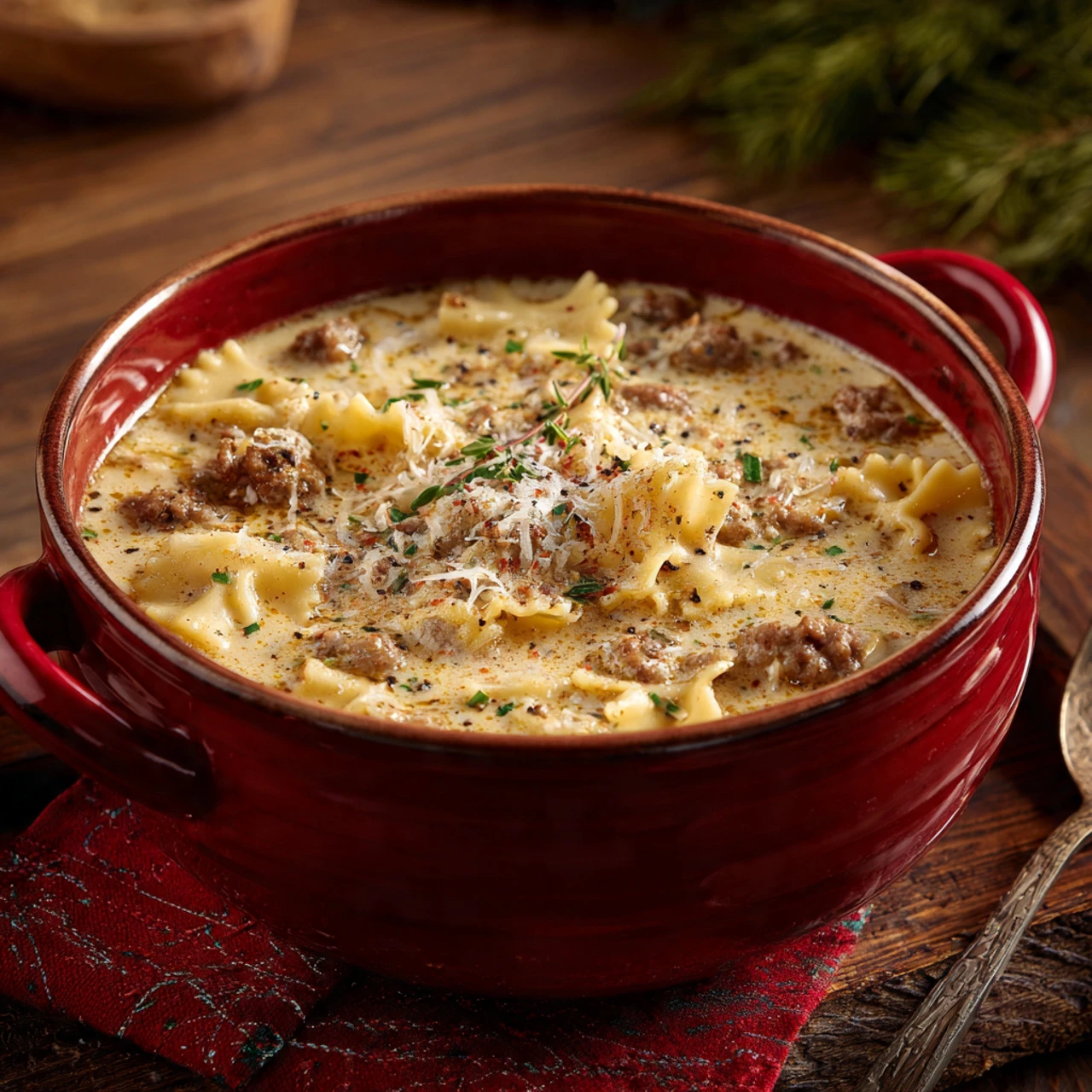 Creamy Alfredo Lasagna Soup Creamy Alfredo Lasagna Soup