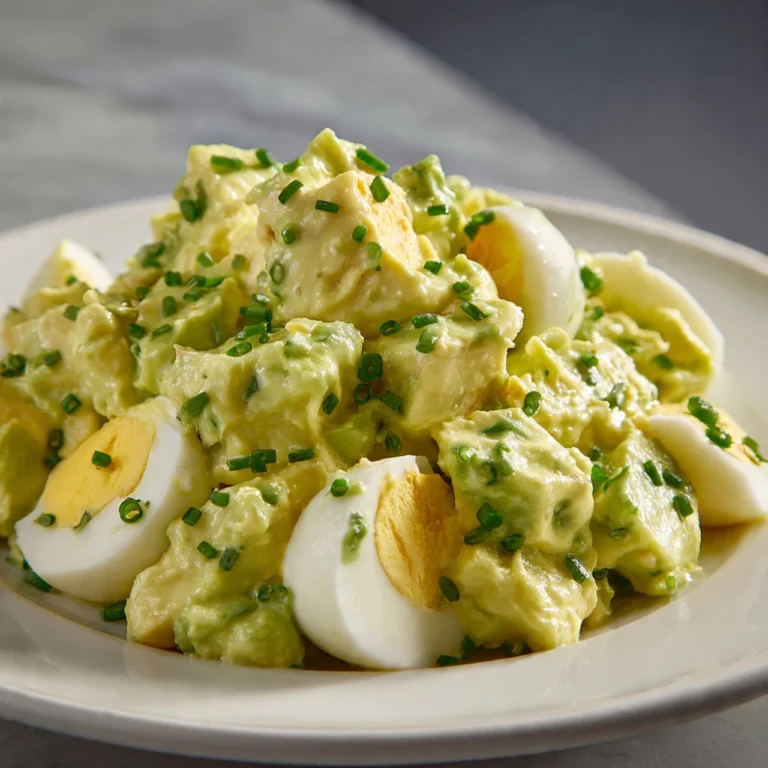 Creamy Avocado And Egg Delight Salad Creamy Avocado Egg Delight Salad
