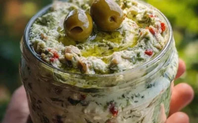 Olive Lovers’ Dream Dip – Creamy Feta & Green Olive Spread