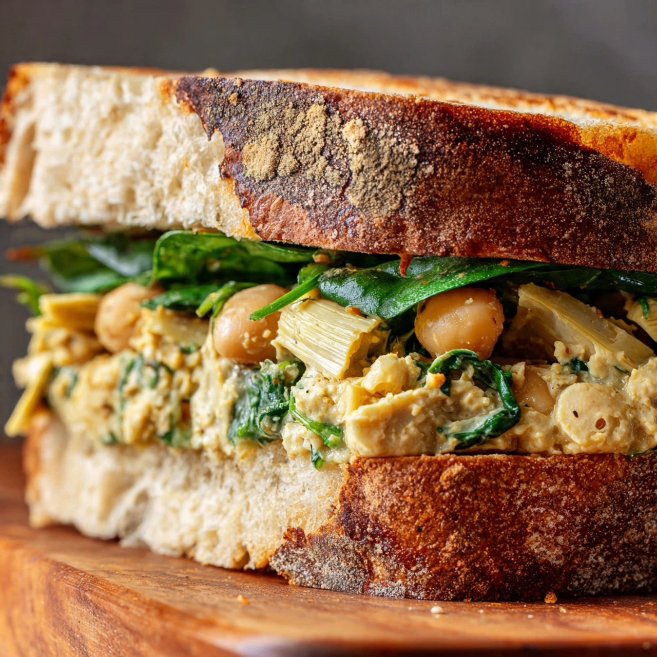 Creamy Spinach Artichoke Bean Sandwich Delight Creamy Spinach Artichoke Bean Sandwich Delight Plant