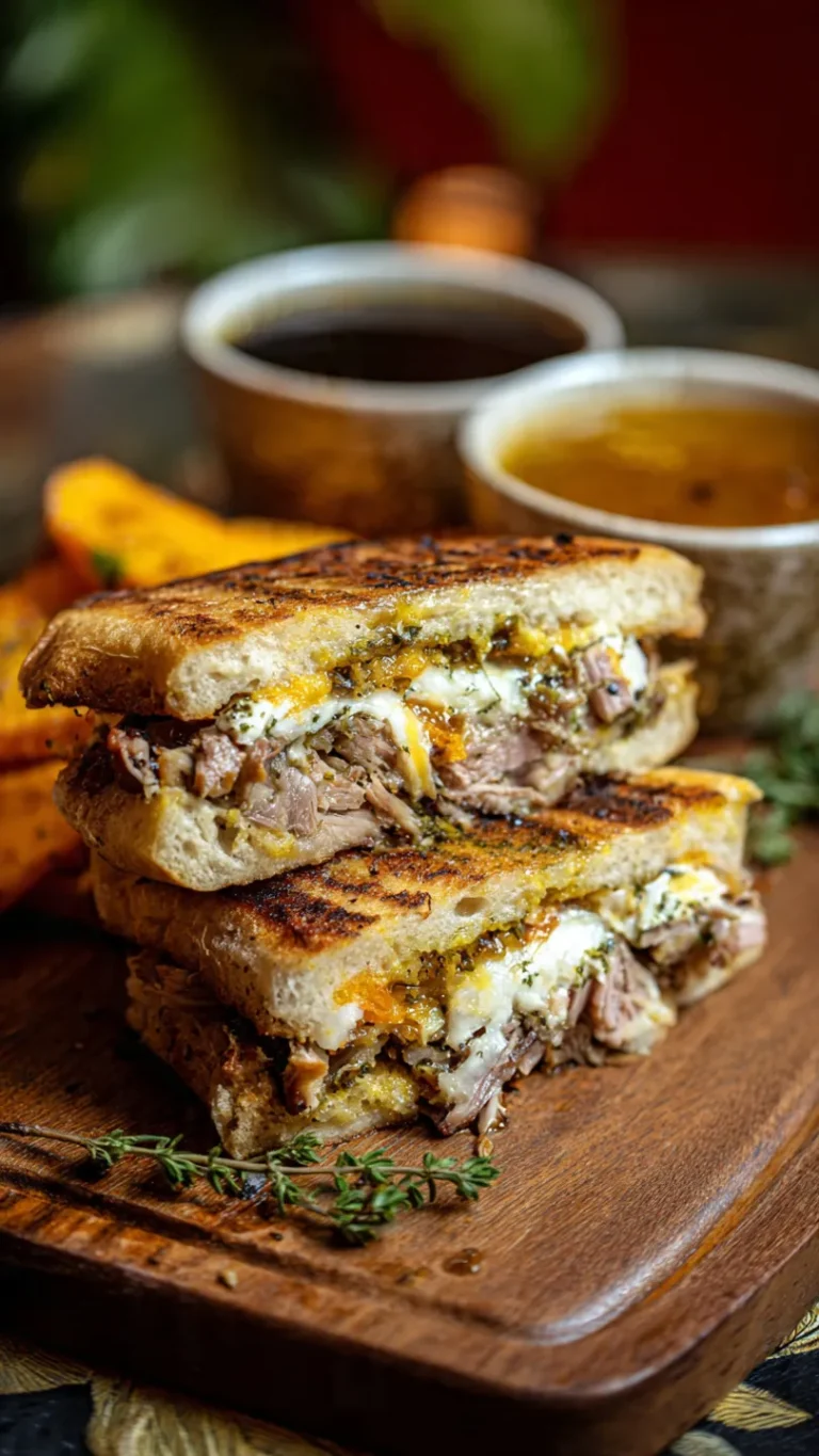 Cuban Sandwich With Mojo Slow Roasted Pork