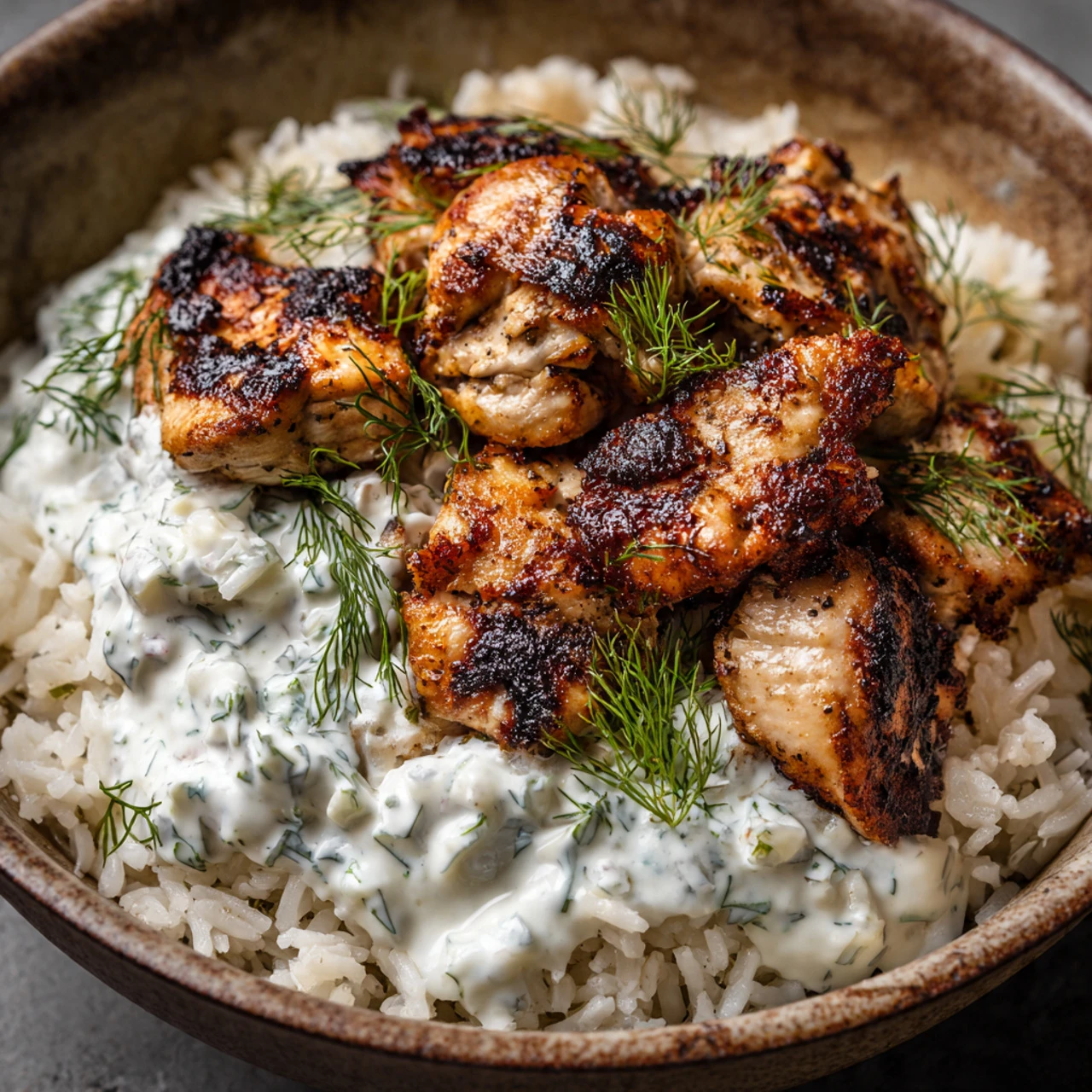 Dump-and-Bake Chicken Tzatziki Rice Dumpandbake Chicken Tzatziki Rice Your New Lazy