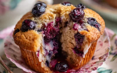 Easy and Delicious Blueberry Cream Cheese Muffins