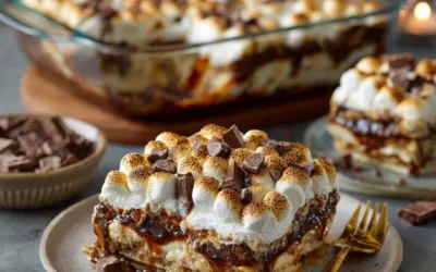Easy and delicious S’mores Lasagna!!